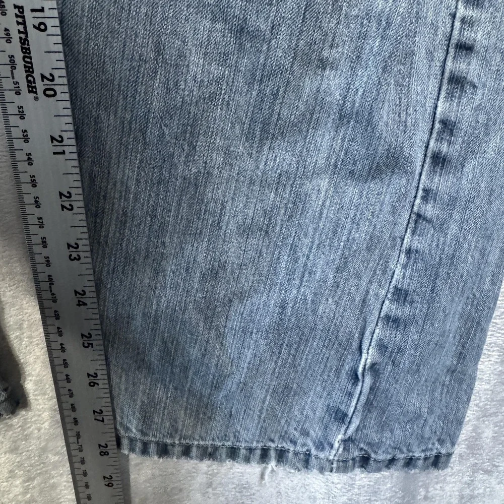 Wrangler Jeans Co Straight Fit Jeans Mens‎ 36x30 Distressed Rip Knee Workwear